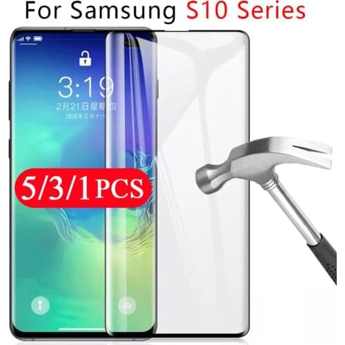 5/3/1Pcs tempered glass for samsung galaxy S20 ultra S10 5G lite S10E S9 S8 plus S7 edge phone screen protector protective film