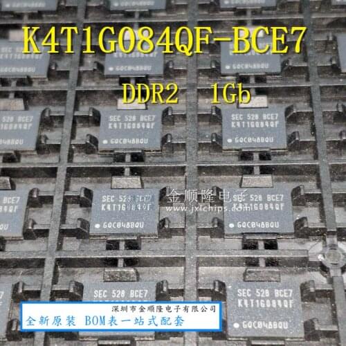 5pieces K4T1G084QF-BCE7 DDR2 BGA K4T1G084 128MB