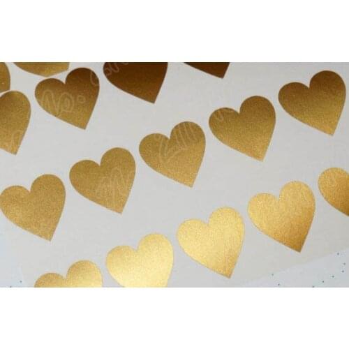 50 Heart Stickers DIY Decor Invitation Seals Envelope Seal Bachelorette Party Birthday Party Removable vinyl Wall Decal B252