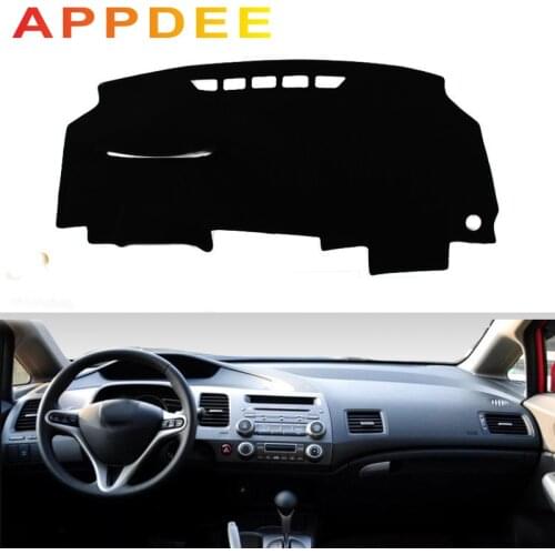 APPDEE For Honda civic 2006 -2012 8th generation Car Styling Covers Dashmat Dash Mat Sun Shade Dashboard Cover 2007 2008 2009 20