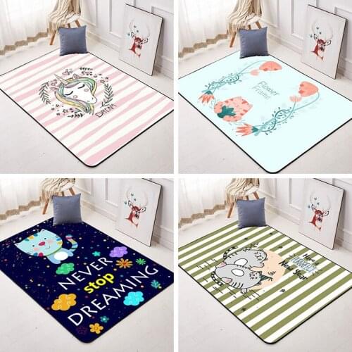 Kids Cartoon Print Game Carpets For Living Room Bedroom Large Size carpet Parlor Area Rugs Hallway Floor Mat Baby Home play Rug