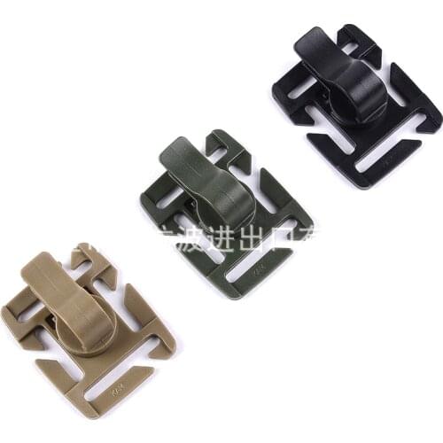 E1161 Outdoor 8-section angle adjustable Universal any water bag holder Water pipe clamp With MOLLE webbing 20 pieces
