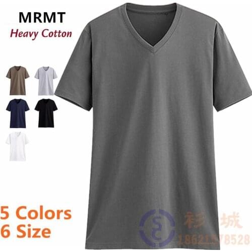 2021 MRMT V-Neck Cotton Mens T Shirt Short Sleeve Men T-Shirt Brand New Leisure Man T-Shirts For Male Tops Tees Shirts