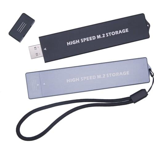 HDD Enclosure NVME M.2 SSD Solid State To USB3.1 TypcA Expansion converter Adapter Card Csae Hard Disk Box M2 NGFF Dual Protocol