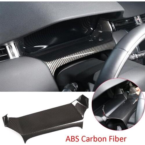 Carbon Fiber ABS Dashboard Lower Panel Cover For Land Rover Discovery Sport 2020