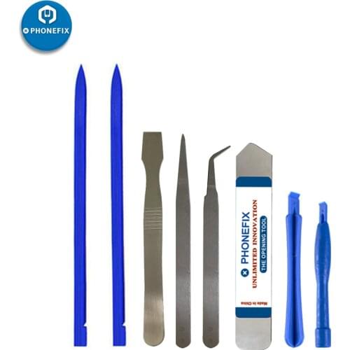 8 in 1 Metal Flat Spudger Plastic Pry Spudger Opening Repair Tool for Electronic Repair Smartphone Tablets Opening Hand Tool Set