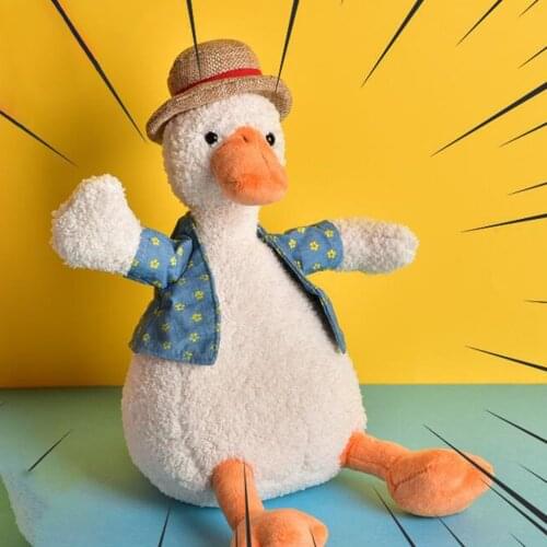 Sand Sculpture Repeat Duck Learn To Talk And Sing Plush Toy Cute Decoration Lifelike Expression Cute Duck Design