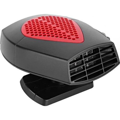 Portable Retractable Handle 12V Car Heating Fan Heater Defroster Demister With 58.95in Fuse Power Cord Cigarette Lighter Plug