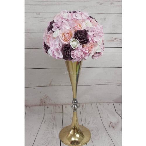 SPR NEW!!Free shipping!40cm 2pcs/lot wedding road lead lavender artificial flower ball wedding table flower table centerpiece