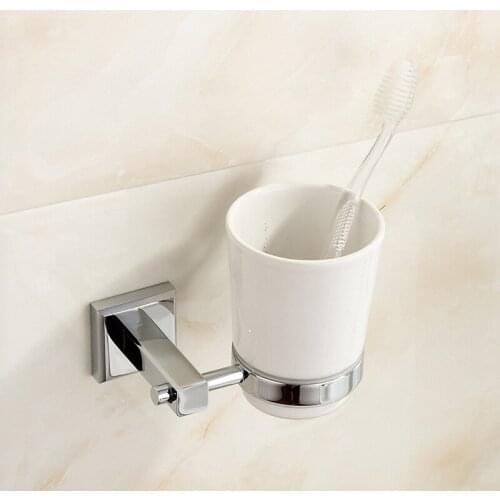 Vidric entire copper bath simple light European toothbrush cup Tumbler wall hung toilet kit