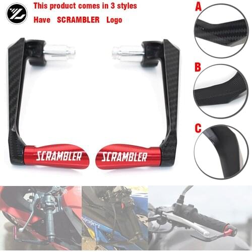 For Ducati Scrambler (all except Cafe Racer) 2015 Motorcycle Handguards Handlebar Grips Protector bar ends Levers Guard