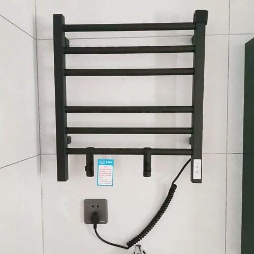 220V 140W Bathroom Wall Mounted Smart Stainless Steel Sterilizing Electric Heating Towel Rack Dryer
