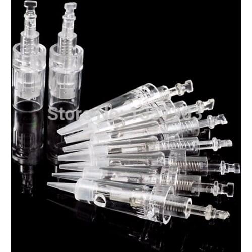 30pcs cartridge needle micro nano replacement needles tattoo tips cartridge for permanent makeup face embroiery tool-C0