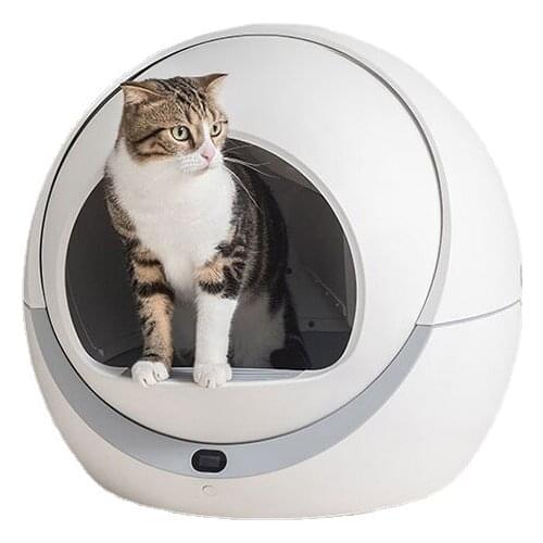 Automatic Training Cat Litter Box Big Self Cleaning House Modern Cat Litter Box Furniture Arenero Gato Cat Supplies BD50CB