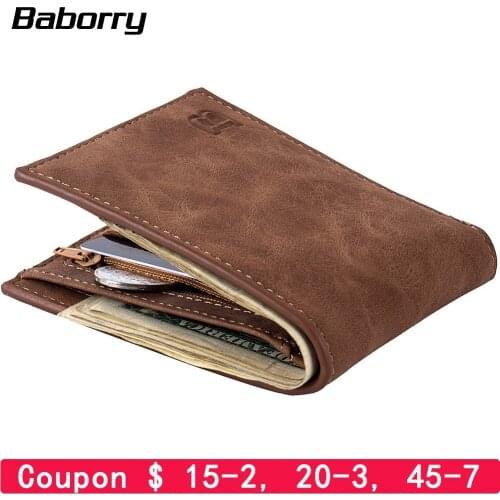 BABORRY Men's Mini Wallets