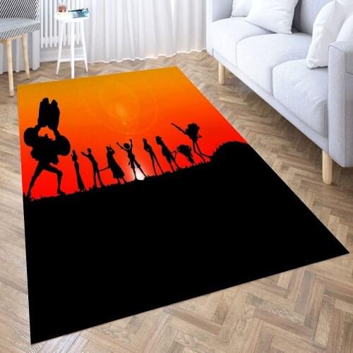 One Piece Carpet for Living Room 3D Anime Cartoon Rug Gamer Teen Room Bedside Lounge Rug Kids Children Floor Mats