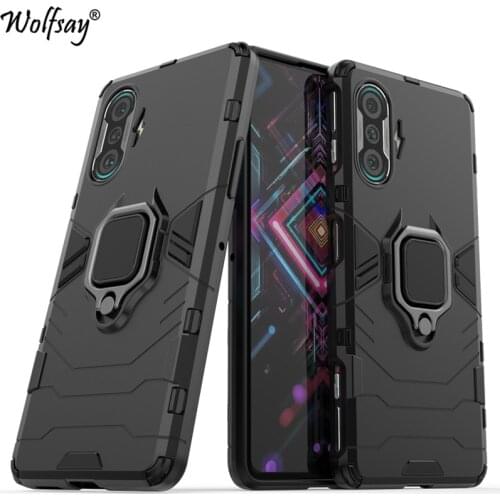 For Xiaomi Poco F3 GT Case Bumper Armor Magnetic Suction Stand Full Cover For Xiaomi Poco F3 GT Case Cover For Poco F3 GT 6.67"