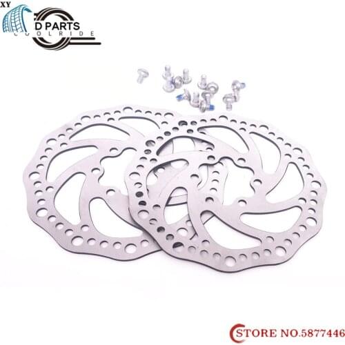 Coolride 10 Inch Electric Scooter Brake Disc 140mm160mm Electric Bicycle Brake Pad Disc Accessories 6 Holes