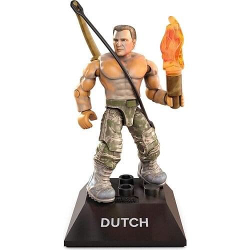 Mega Construx Pro Builders Predator Dutch GNV40 Action Figure Collectors Edition Gifts for Children and Adults