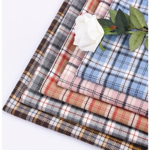 Width 57'' American Pastoral Style Cotton Linen Fabric By The Yard For Sofa Clothing Cushion Curtain Material