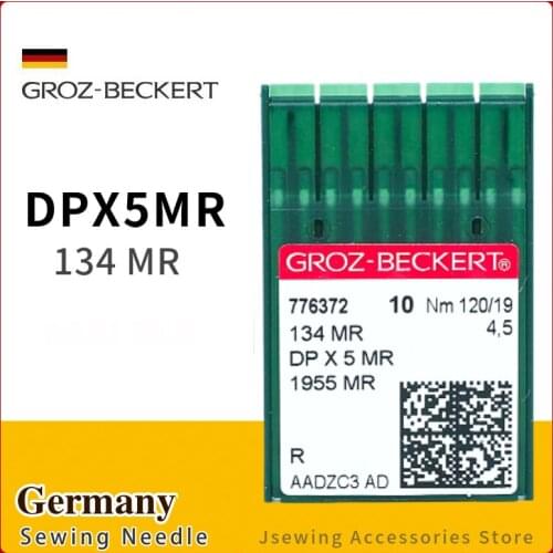 10PCS DPX5MR Groz-Beckert Needles For Industrial Long-Arm Quilting Machine Accessories Parts 134MR 1955MR