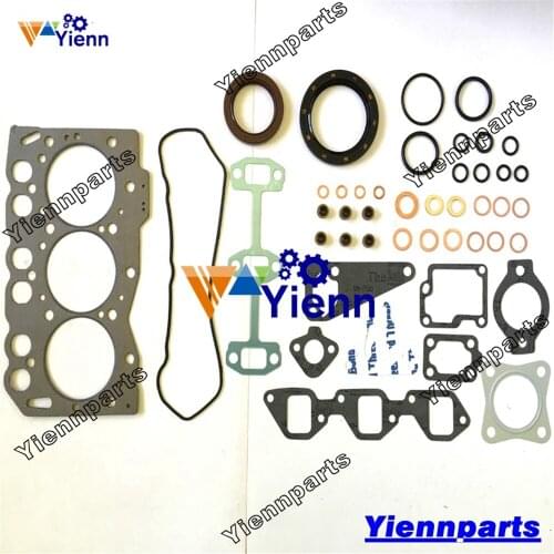 3D68E Re-ring Kit With Gasket Set Piston Ring Bearing For Komatsu Engine PC07-2E PC12UU-2E Excavator Repair Parts