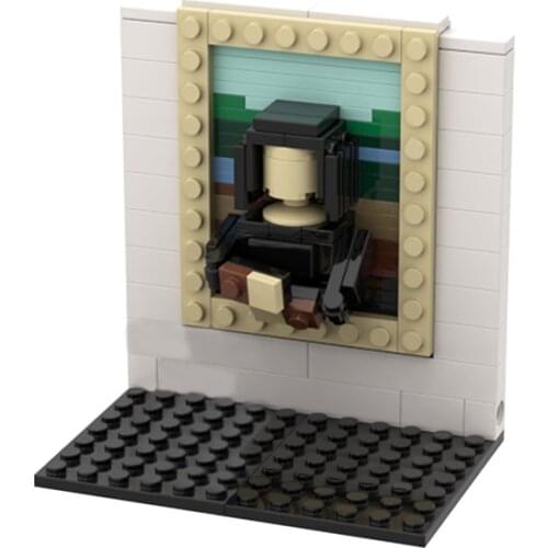 New 3D Mini Masterpiece The Monas Bricks Lisas Building Blocks DIY Assembly Construction Educational Toys For Kids Gift 118pcs