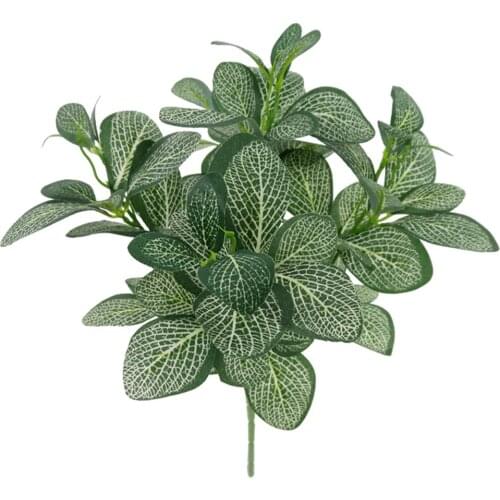 Leaf Silk Screen White Reticulated Leaves Bunch Simulation Plant Wall Flower Wall Matching Artificial Flower FakeFlower