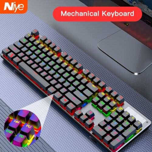 Mechanical Keyboards LED USB Wired Computer Keyboard Gamer Backlit Switch Gaming Keyboard For PC Laptop Destop Accessories