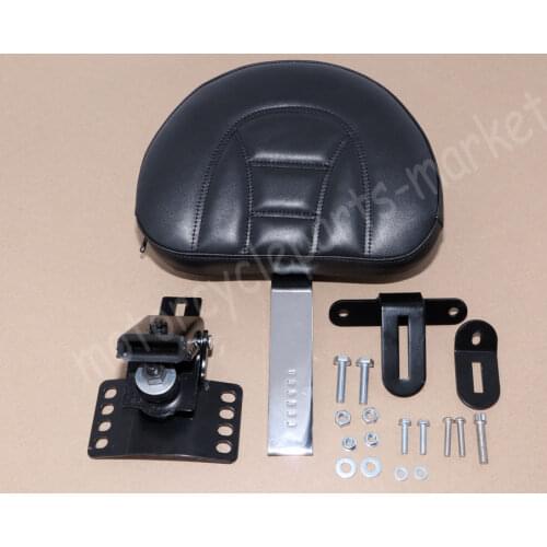Motorcycle Adjustable New Plug In Driver Rider Seat Backrest Kit For Harley Touring Electra Road Street Glide Road King 97-17