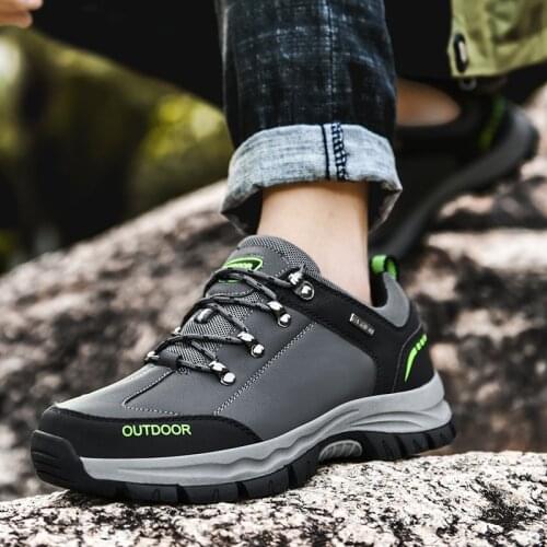 Men Hiking Shoes Autumn and Winter Lightweight and Comfortable Mens Sneakers Large Size 47 48 Outdoor Non-slip Hiking Boots Men