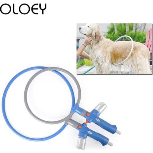 Dog Wash 360 Round Shape Pets Massager Cleaner For Dog Bath Convenient Clean Tool Easy Using Washing Gun Pet Shower Supplies