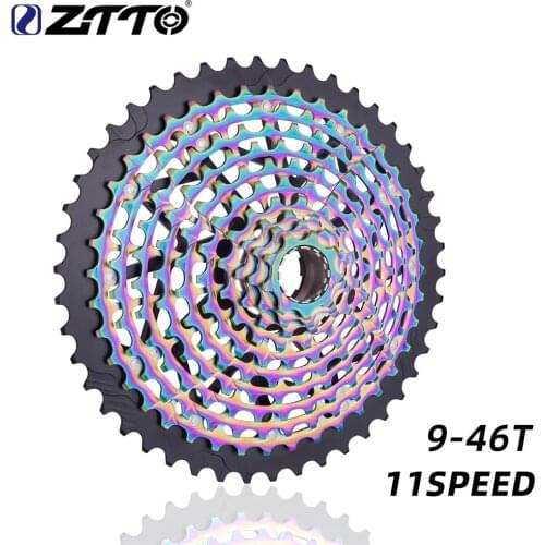 ZTT0 New 11 Speed 9-46T Rainbow Cassette Mtb Xd Cassette Ultralight 363G Resistant Steel Ultimate11s Pinion 9-46 K7 9