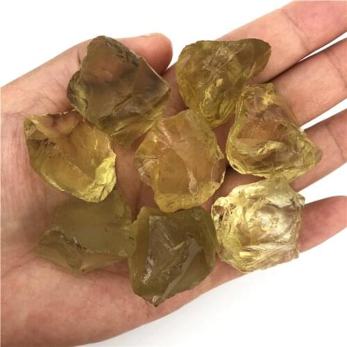 Wholesale 100g Natural Citrine Stone Yellow Quartz Crystal Rough Bulk Gemstone Healing Natural Quartz Crystals 20-50mm
