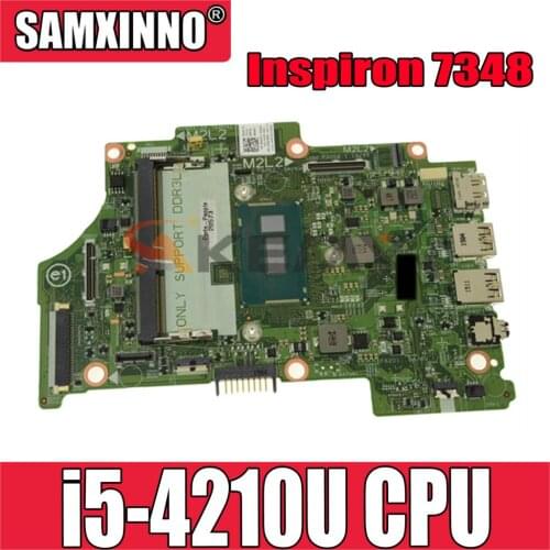 Original Laptop motherboard For DELL Inspiron 7348 i5-4210U Mainboard CN-03V489 03V489 13321-1 SR1EF DDR3