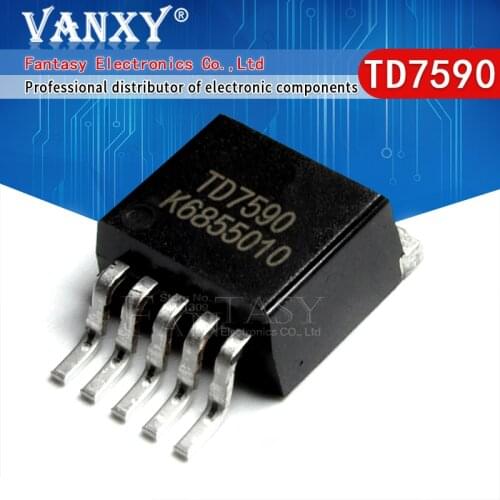 5PCS TD7590 TO-263 7590 TO263 5A 240KHz 36V PWM Buck DC DC Converter