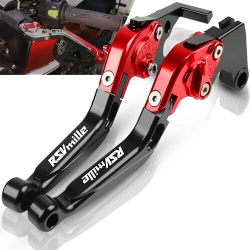 FOR Aprilia RSV MILLE 2004 2005 2006 2007 2008 Motorcycle Accessories handbrake Extendable Moto Adjustable Clutch Brake Levers
