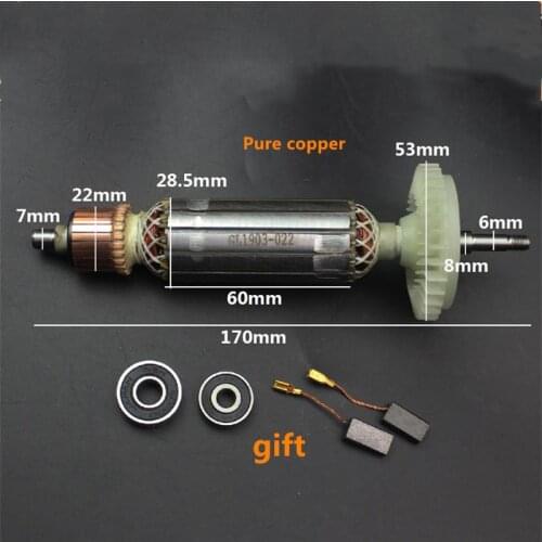 Angle grinder rotor for Bosch GWS 7-100/7-100T/7-125/125T angle grinder accessories