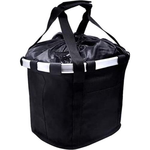 Foldable Oxford Fabric Bike Basket Load Bicycle Handlebar Front Bag Box Pet Dog Cat Carrier Bycicle Accessories For Dog