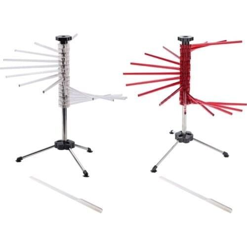 Stainless Steel Kitchen Foldable Fan Shelf Fresh Pasta Dryer Dobby With Pasta Drying Support Household Kitchen Supplies