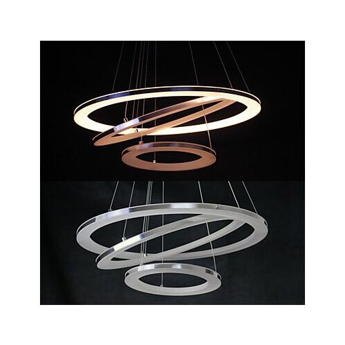 LED Acrylic Pendant Lamps 3 Rings Pendant Light for Living Room Bedroom Study RoomOffice Pendant light LED lamp