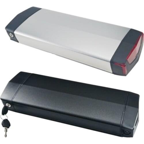 Rear rack battery 36v 16ah hot sales 48v 12.8ah Rear Carrier Flat Case Lithium Battery 36 volt 19.2ah