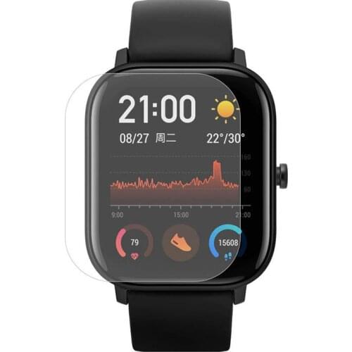 1Pc Soft TPU Clear Protective Film For Amazfit GTS 1 2 Sport Smart Watch Screen Protector Cover Smartwatch Protection Not Glass