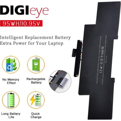 10.95V 95WH Laptop A1417 Battery for Apple A1398 (2012 Early-2013 Version) for MacBook Retina Pro 15" ME665LL/A ME664LL/A