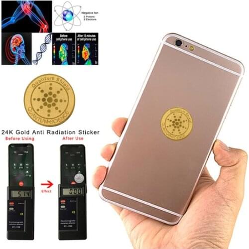10pcs Energy Anti Radiation Shield EMF Protection Mobile Cell Phone Stickers EMR