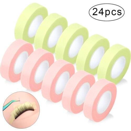 16/24Pcs Eyelash Extension Tape Grafting Eyelashes Sticker Tapes Under Eye Pads Breathable Isolation Eye Lash Supplies