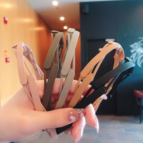 Telescopic Headband New Portable Folding Outer Start with Bundled Hairpin with Tooth Non-slip Hair Accessories for Women