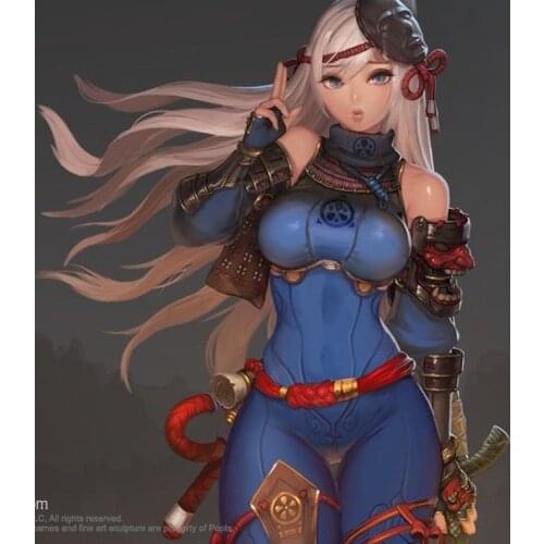 30mm Resin Model figure GK Black Friday Ninja Fantasy theme Unassembled and unpainted kit