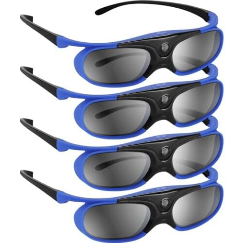Active Shutter 96-144HZ Rechargeable 3D Glasses For BenQ Acer X118H P1502 X1123H H6517ABD H6510BD Optoma JmGo V8 XGIMI Projector