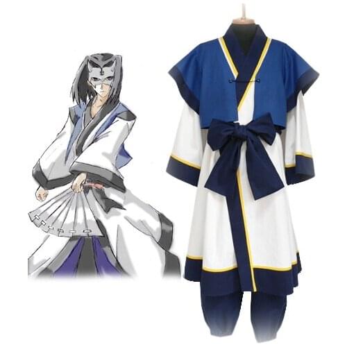 Anime Utawarerumono Hakuoro Cosplay Costume Halloween Fancy Party Custom Made Costumes for Men Kid